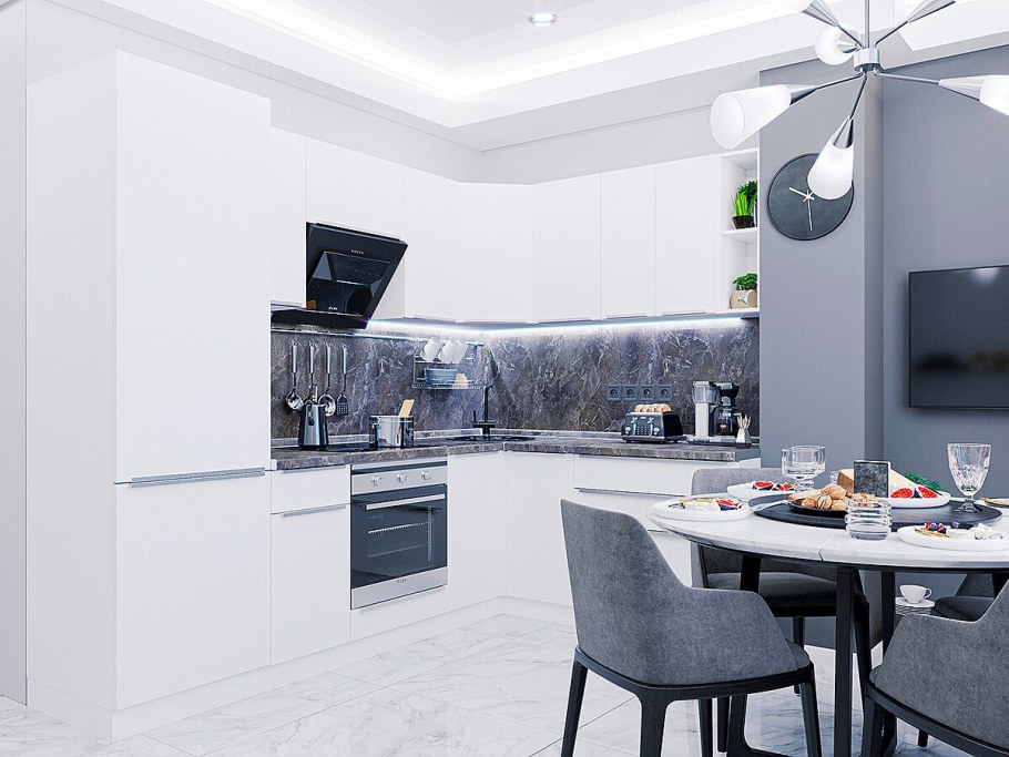 Кухня Fusion Silky Grey