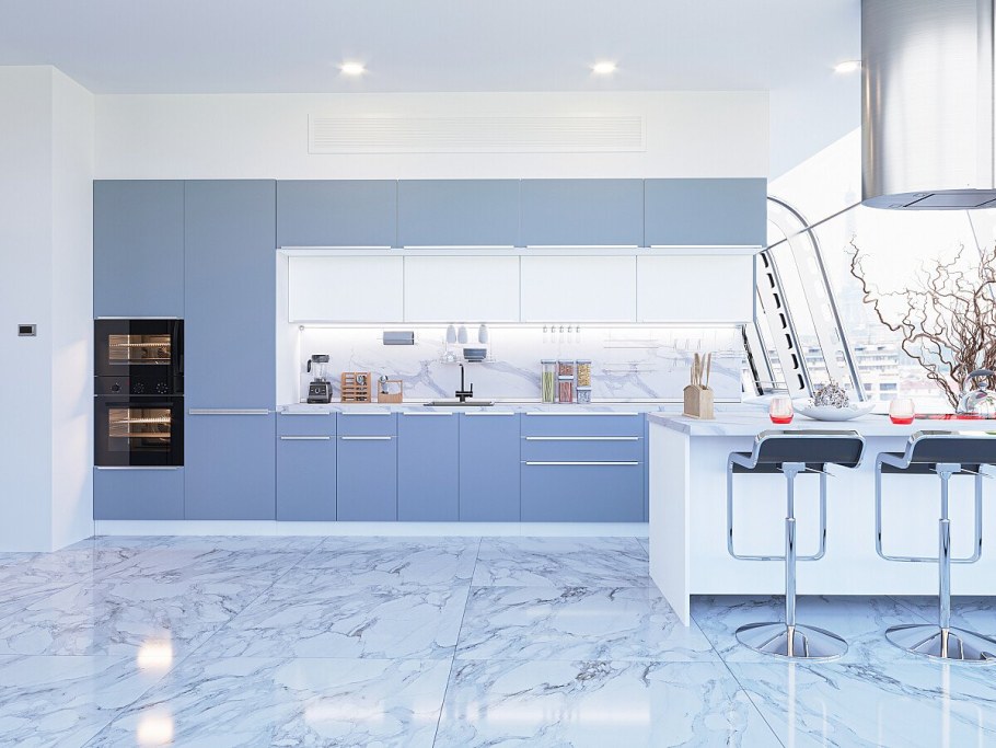 Кухня Фьюжн-01 Silky Mint