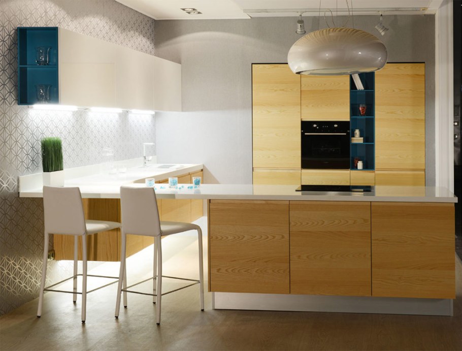 Кухня Фьюжн белая