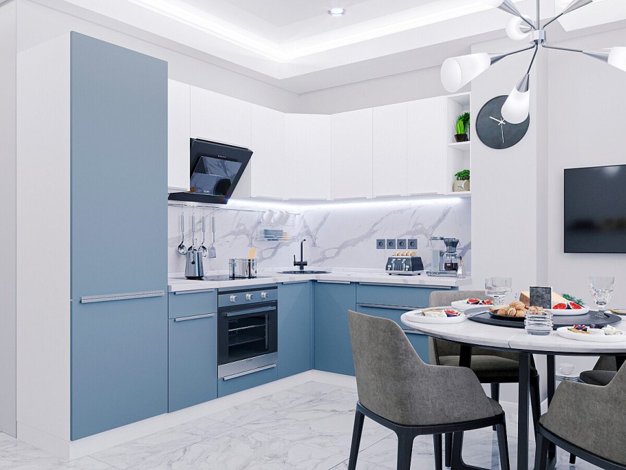Кухня Фьюжн Silky Grey