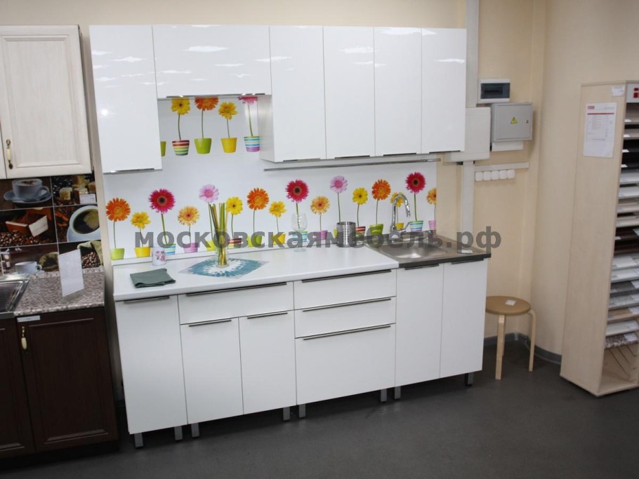 Прямая кухня Фьюжн-02 Brilliant