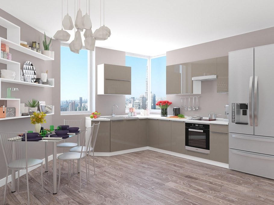 Кухня Фьюжн-02 Cappuccino Виват