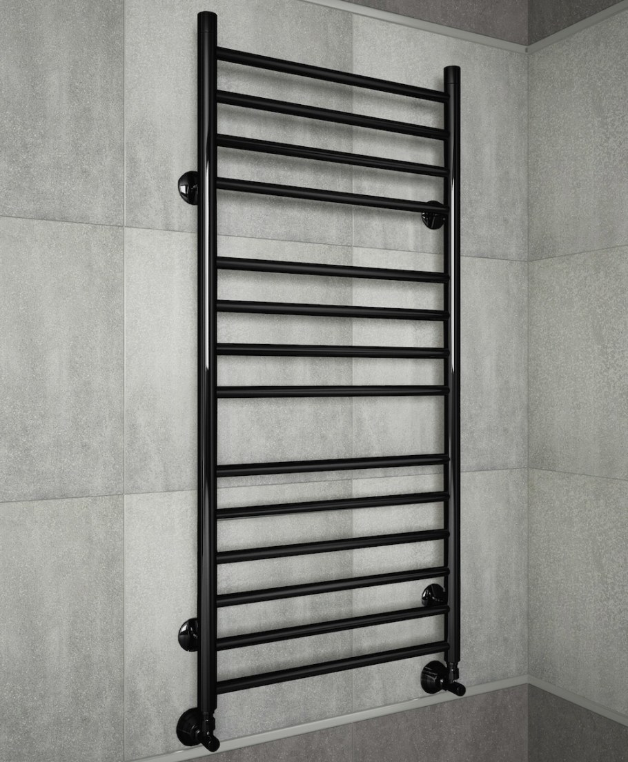 Полотенцесушитель Terminus Аврора п8 500х800 порошковый чёрный