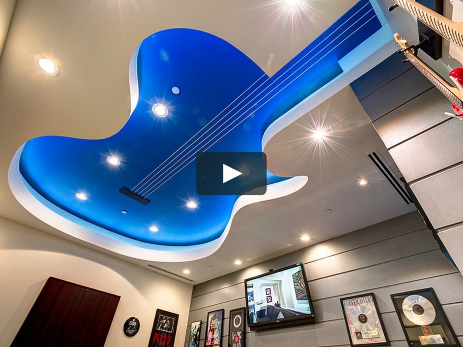 Фигурные потолки из гипсокартона