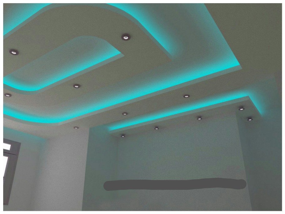 Потолок гипсокартон фигура