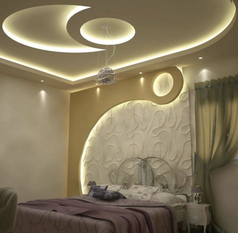 Потолок гипсокартон фигурный