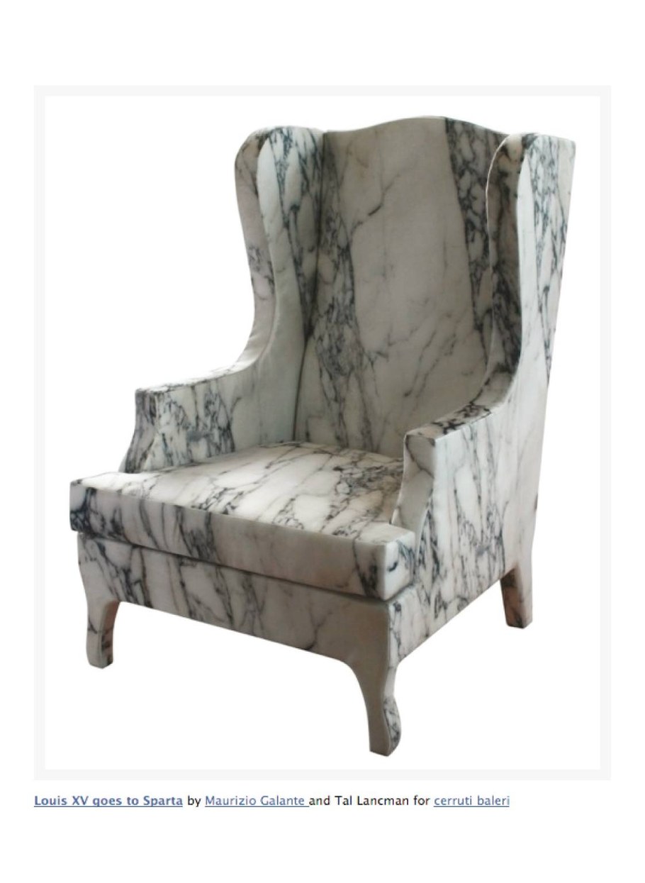 Кресло из камня