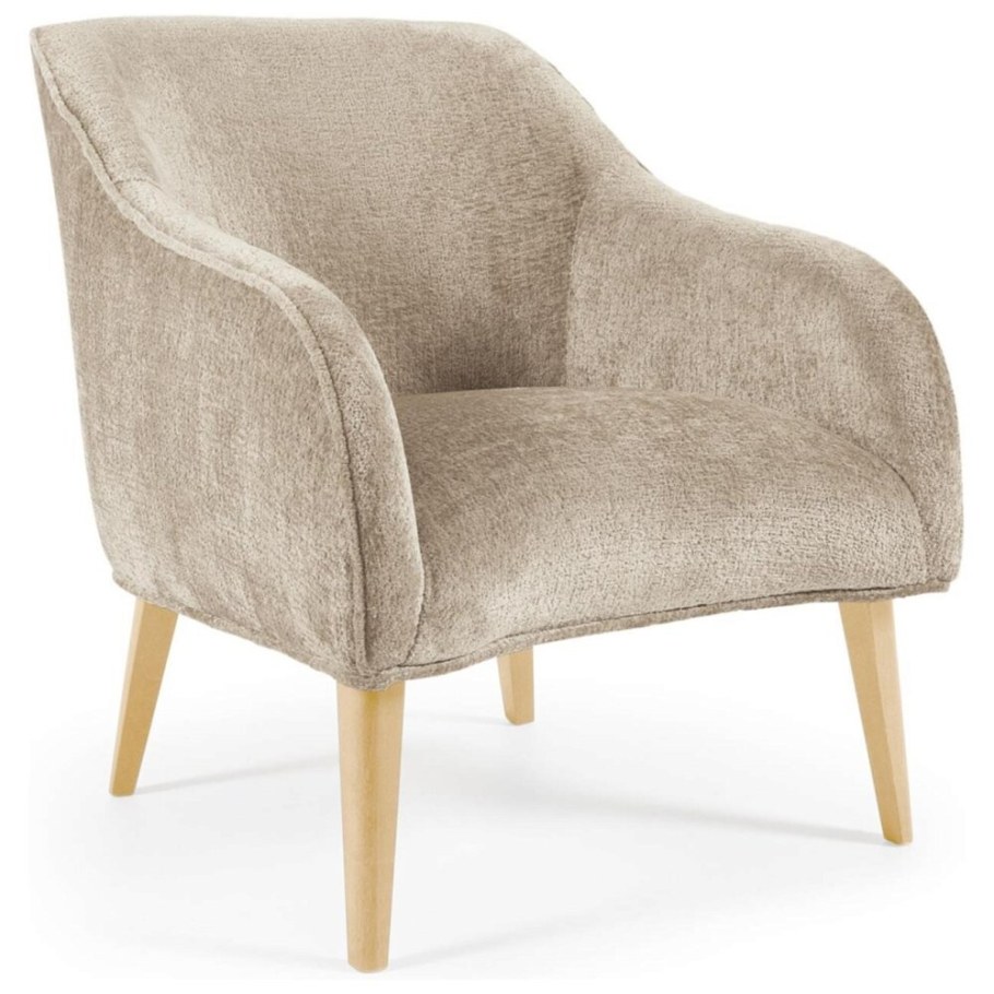 Кресло Lobby, вельвет розовое