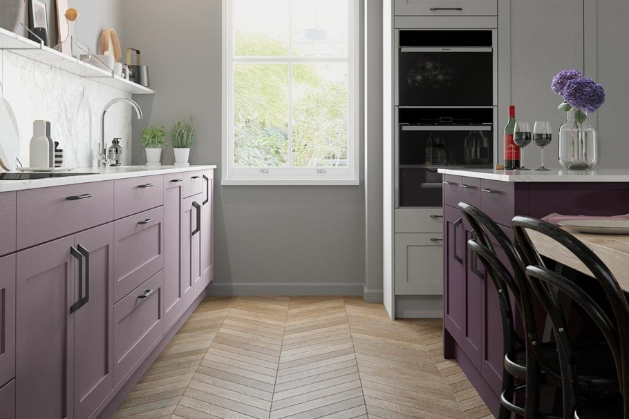 Лавандовая кухня икеа