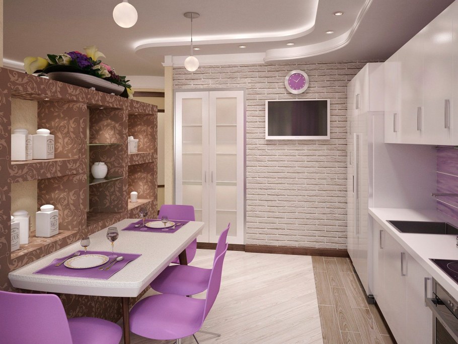 Смиренвые стен6ы на кухни