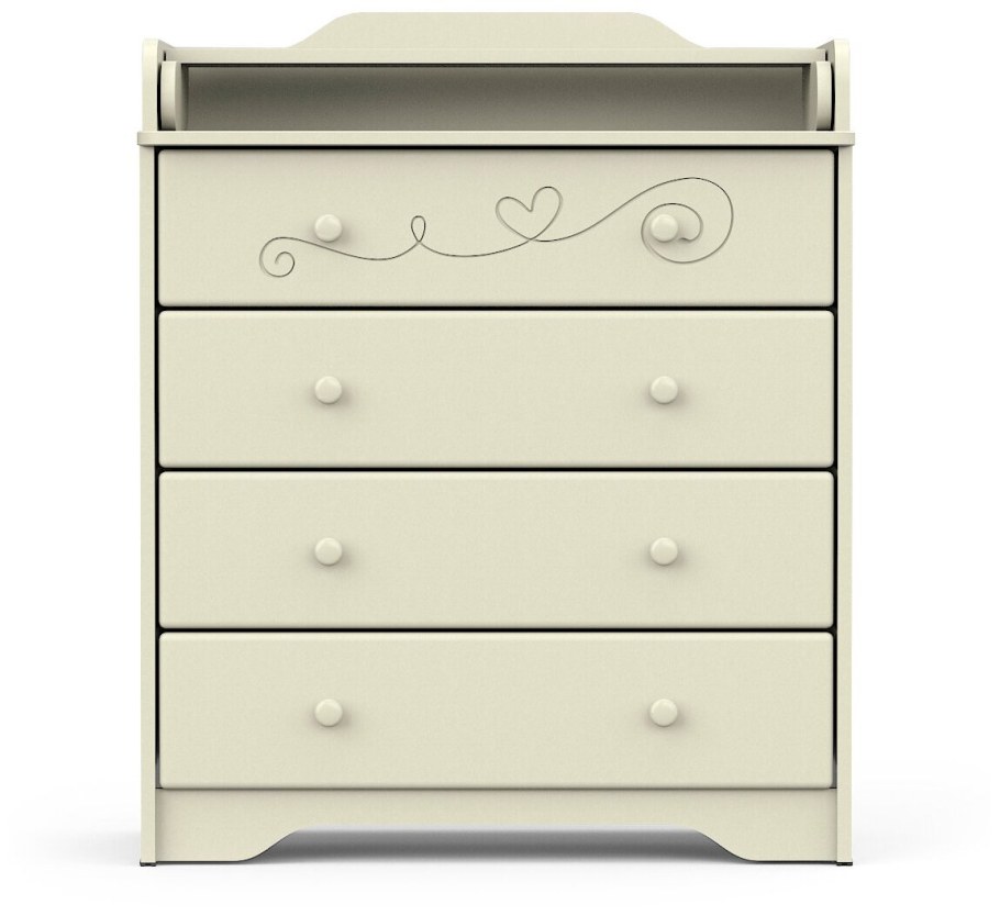 Комод раскладной серия Сириус Айден белый