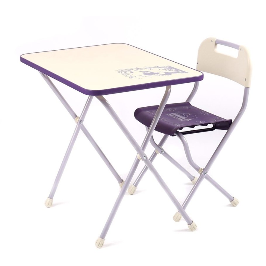 Комплект детской складной мебели "ретро" арт.КПР (голубой арт.КПР/1)