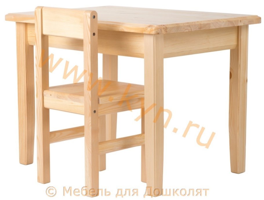 Деревянный столик для детей