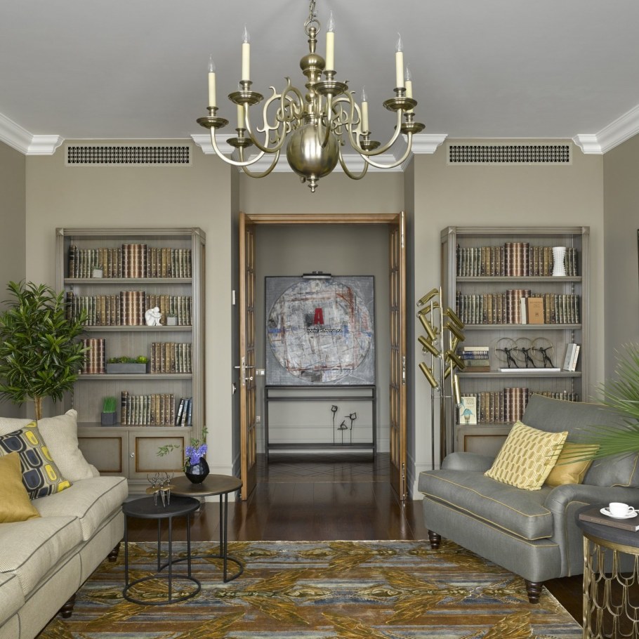 Гостиная в английском стиле