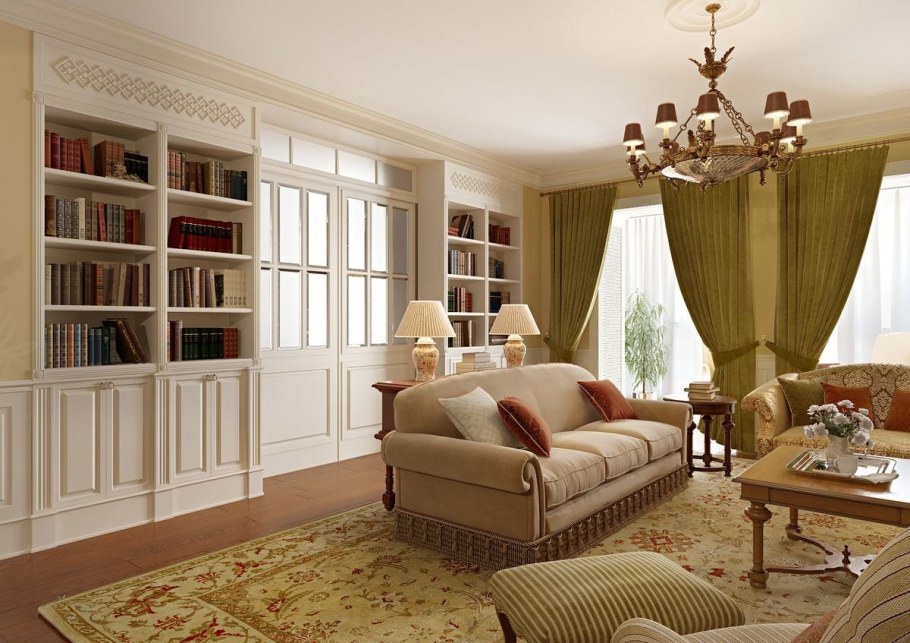 Английская классика в интерьере