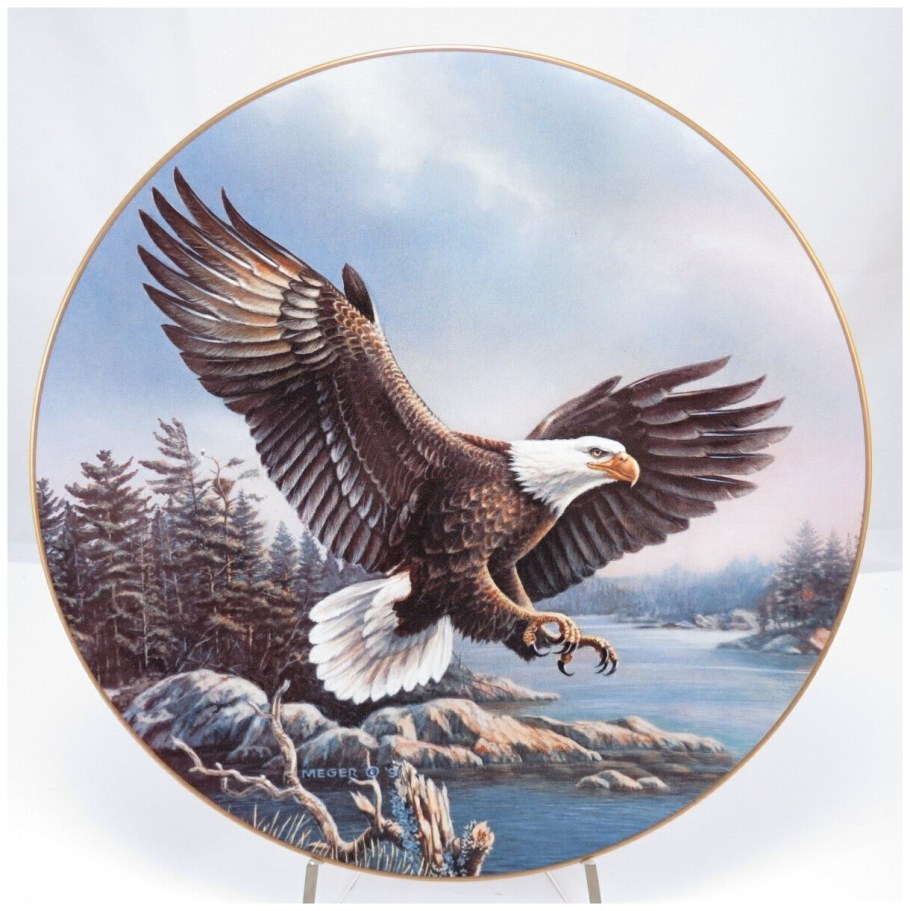 Тарелка фарфоровая с орлом Германии