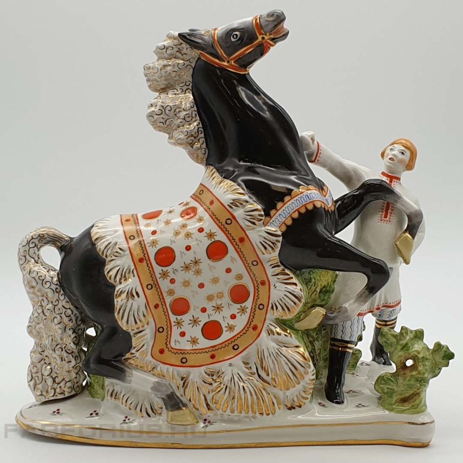 Конёк-горбунок Вербилки фарфор