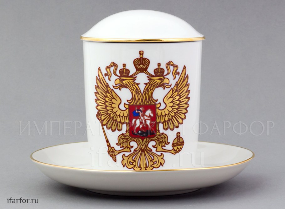 Императорский фарфор с двуглавым орлом