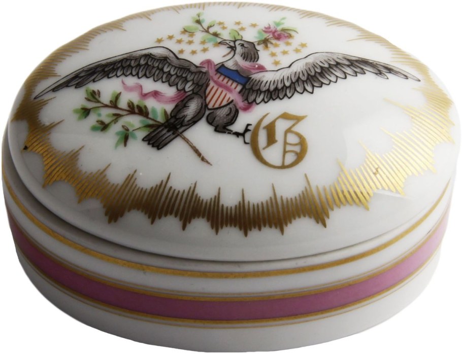 Лиможский фарфор шкатулка