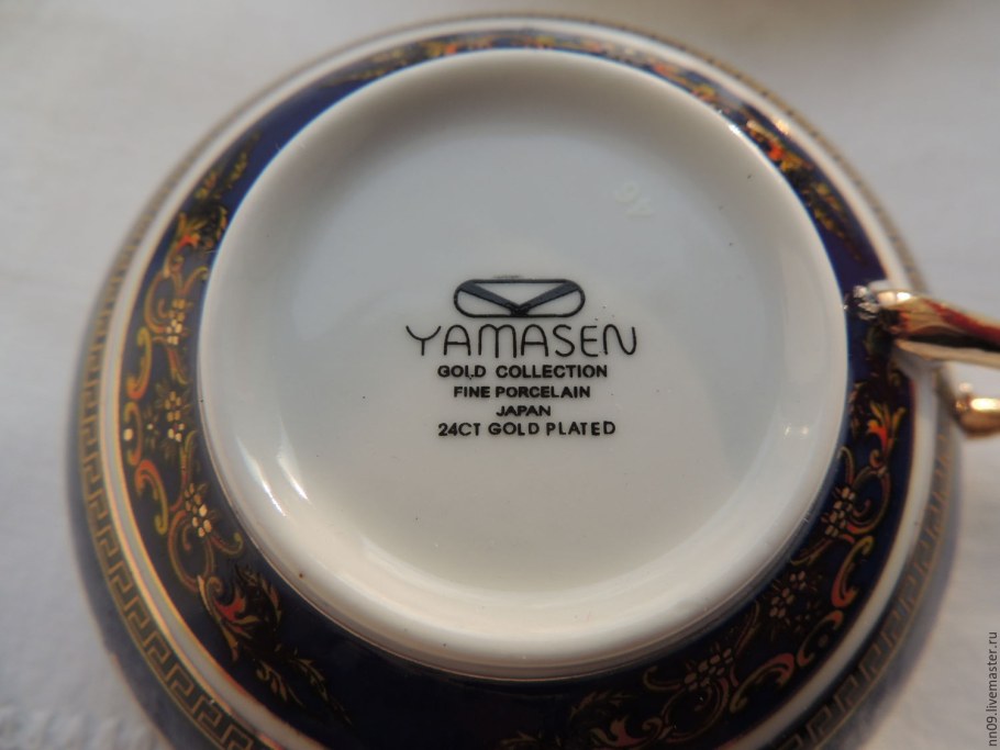 Yamasen Gold collection Japan японский фарфор
