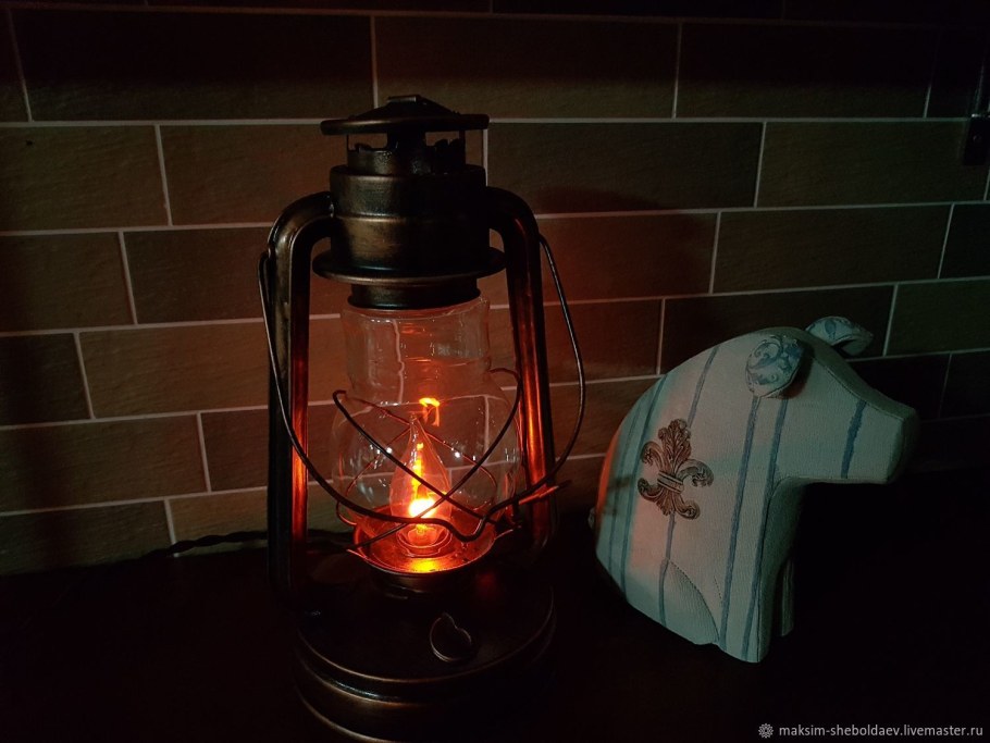 Керосиновая лампа летучая мышь СССР