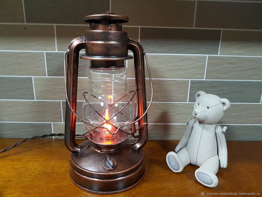 Светильник из керосиновой лампы Заря