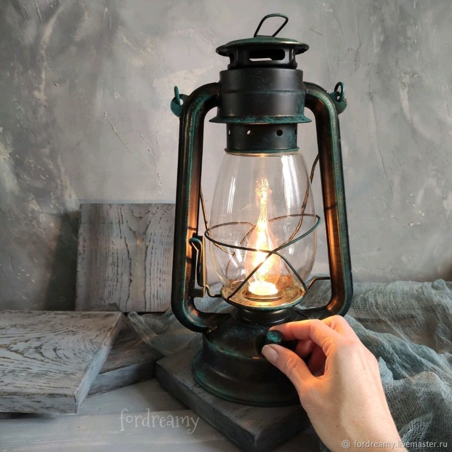 Лампа ночник керосинка