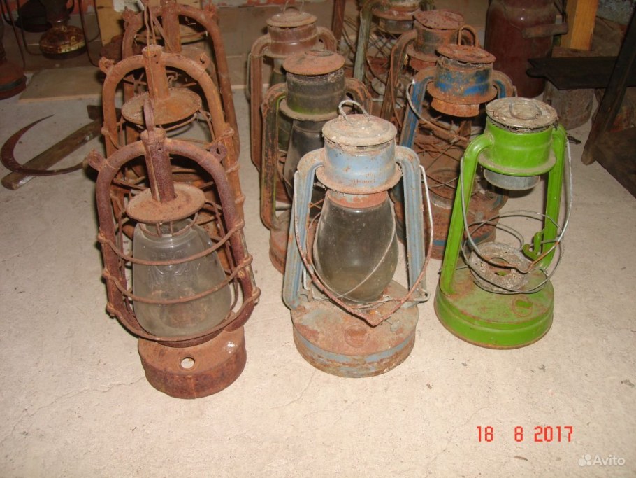 Керосиновая лампа летучая мышь СССР