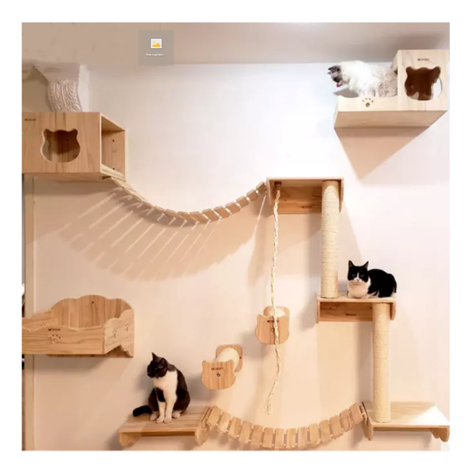 Настенный комплекс для кошек