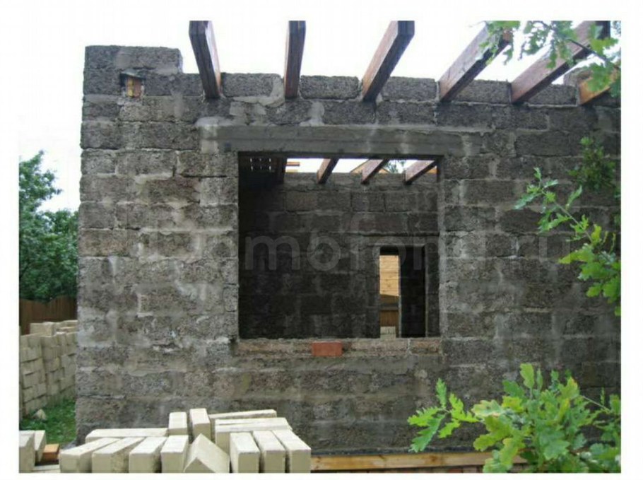 Дачный домик из арболита