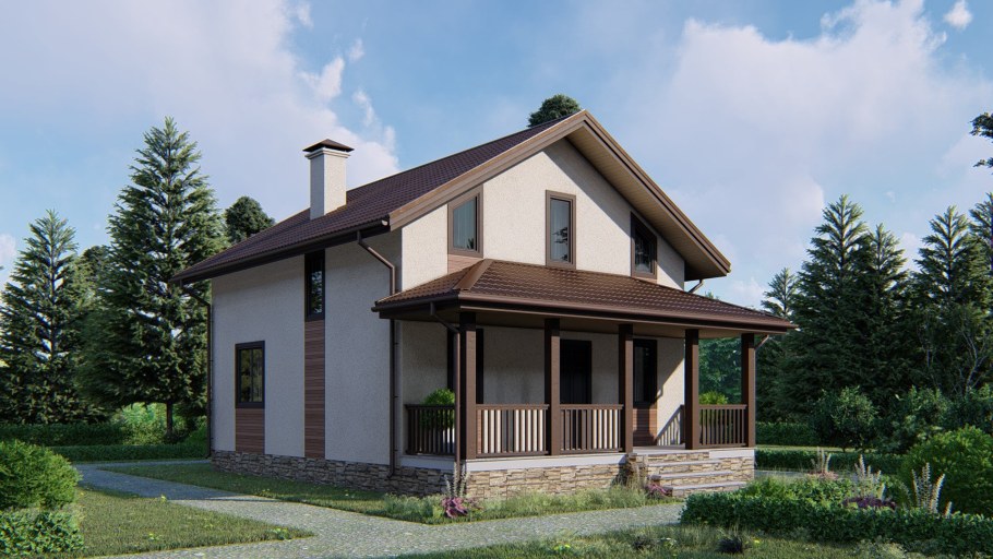 Проекты домов из арболита