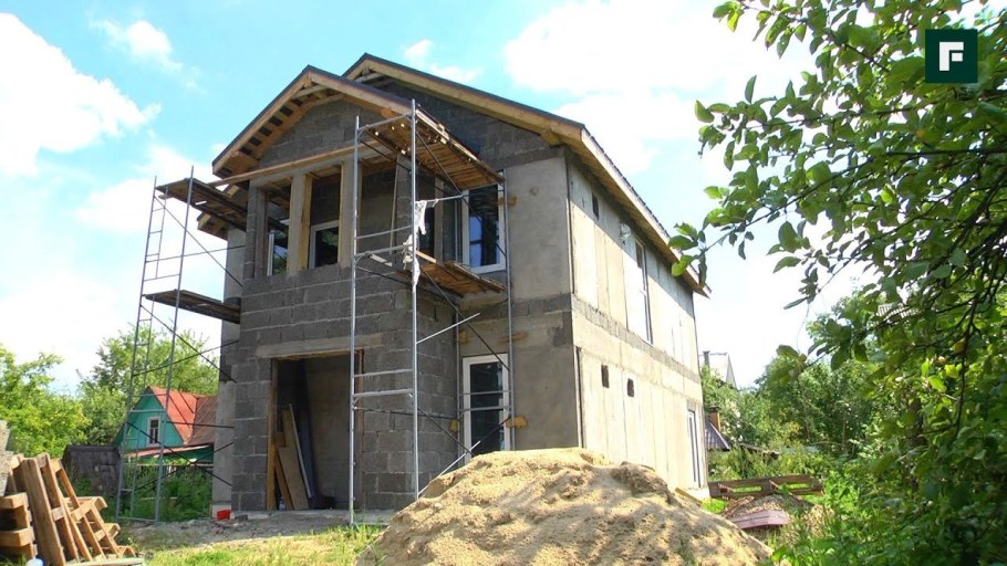 Панельный дом из арболита