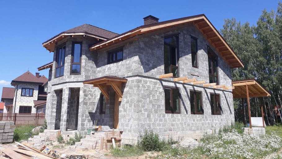 Домостроение арболитовые