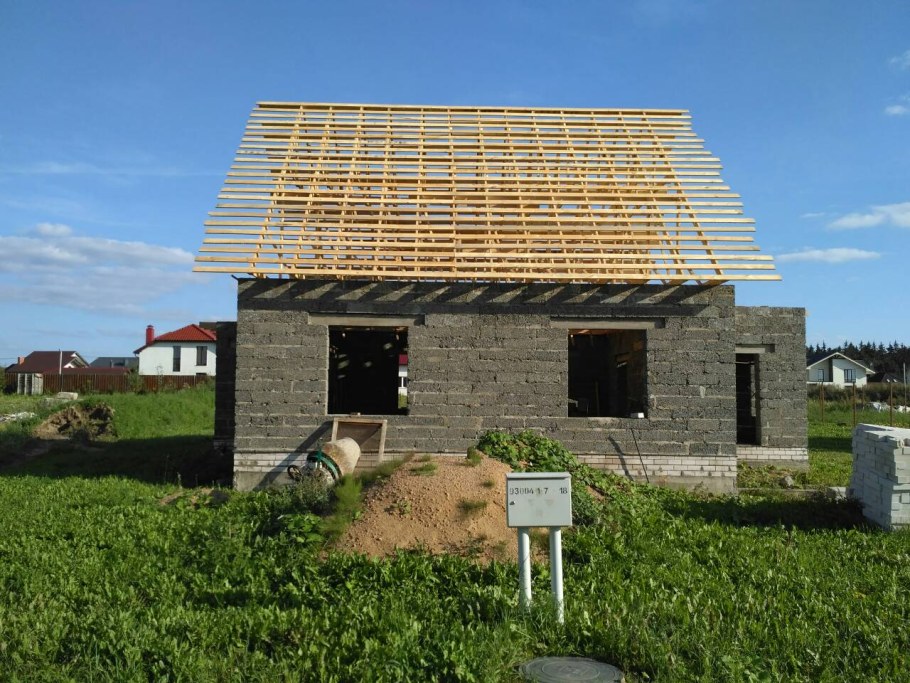 ЭКОДОМ из арболита