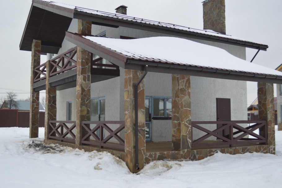 Беседка из арболита