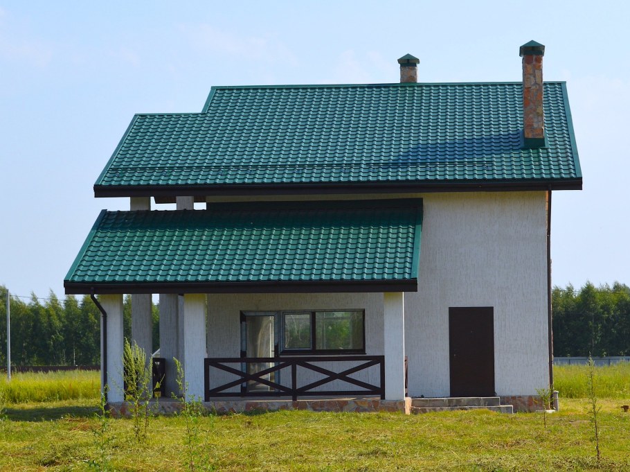 Дача из арболита