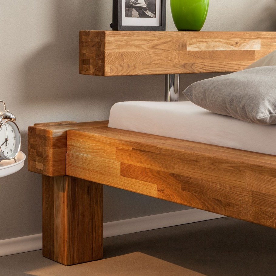 Кровать из массива дуба Paula 160x200 cm Aatrium