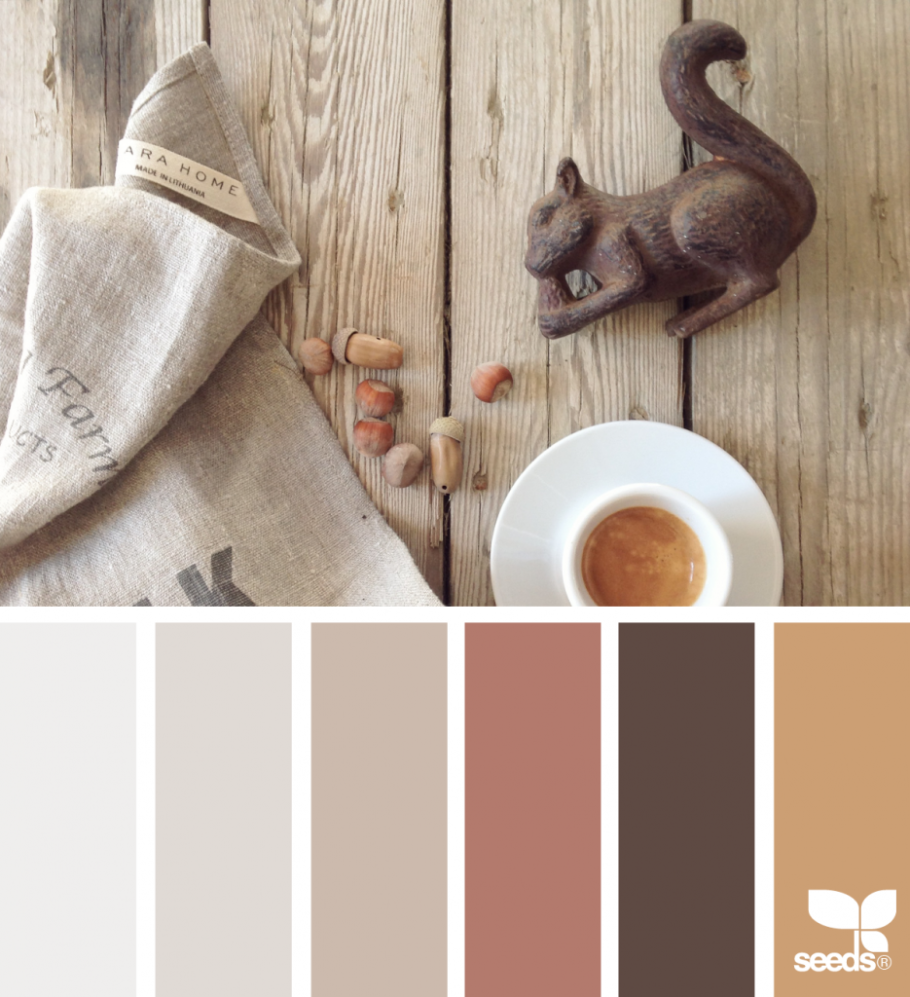 Коричневая палитра