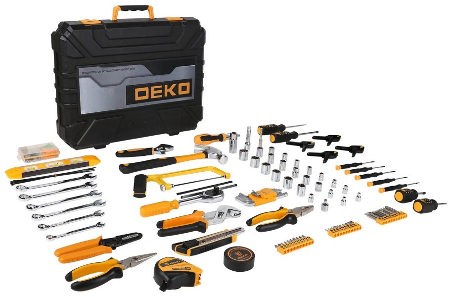 Набор инструментов Deko dkmt168, 168 предметов