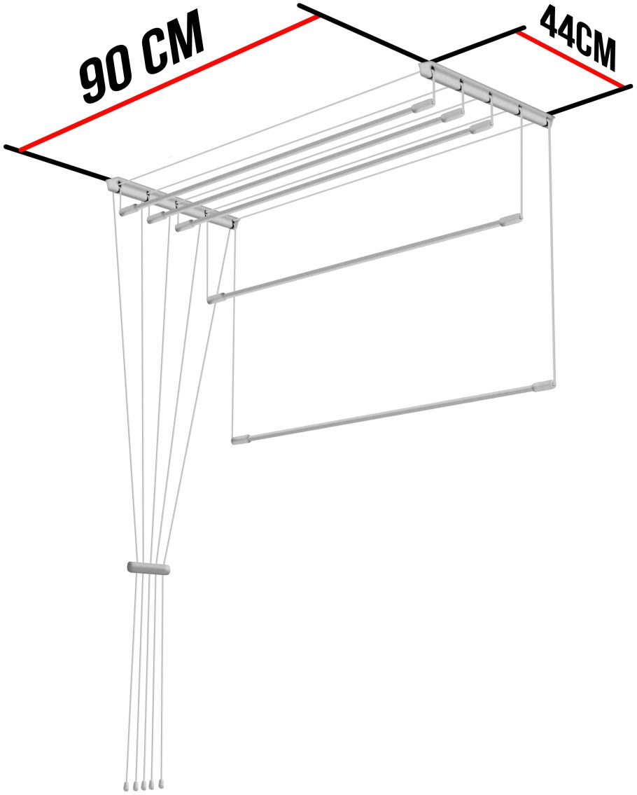 Сушилка для белья потолочная Лиана 2,0м (017574)