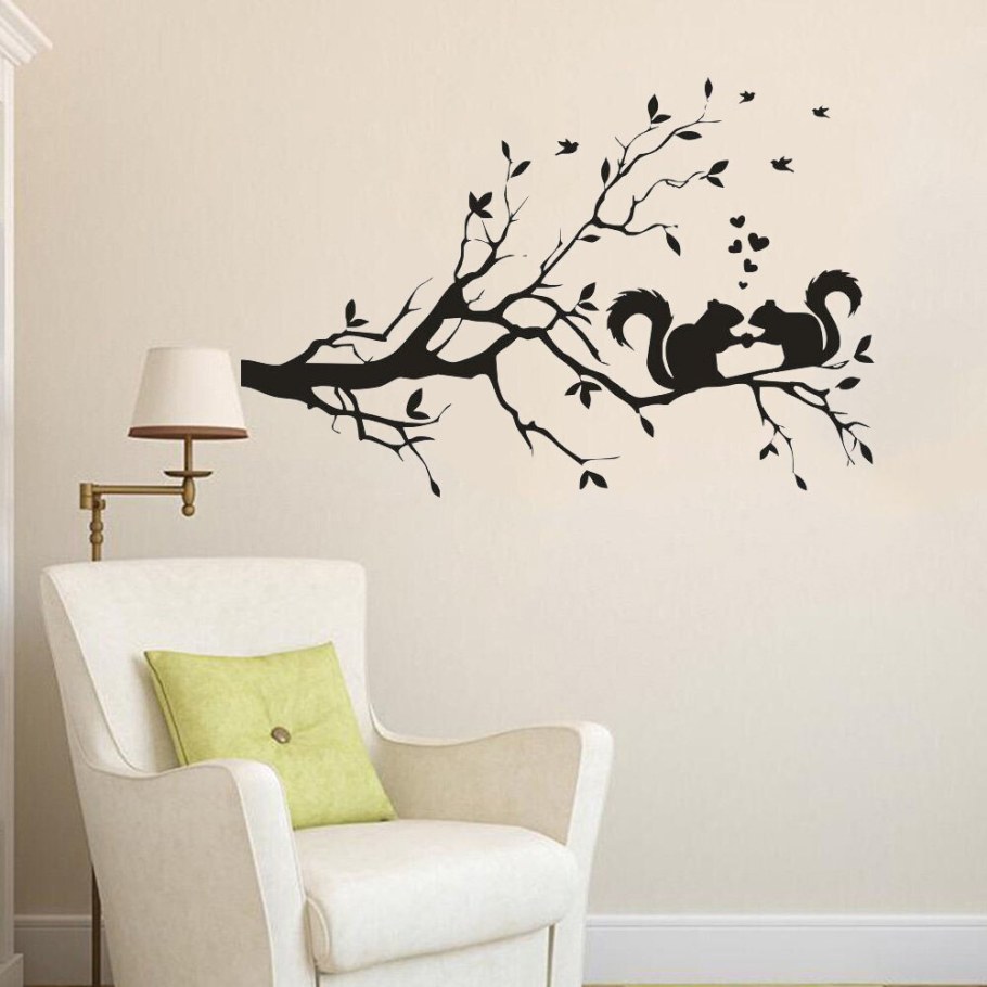 Интерьерные наклейки ветка