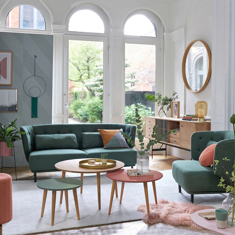 Ла редут диван шезлонг голубой