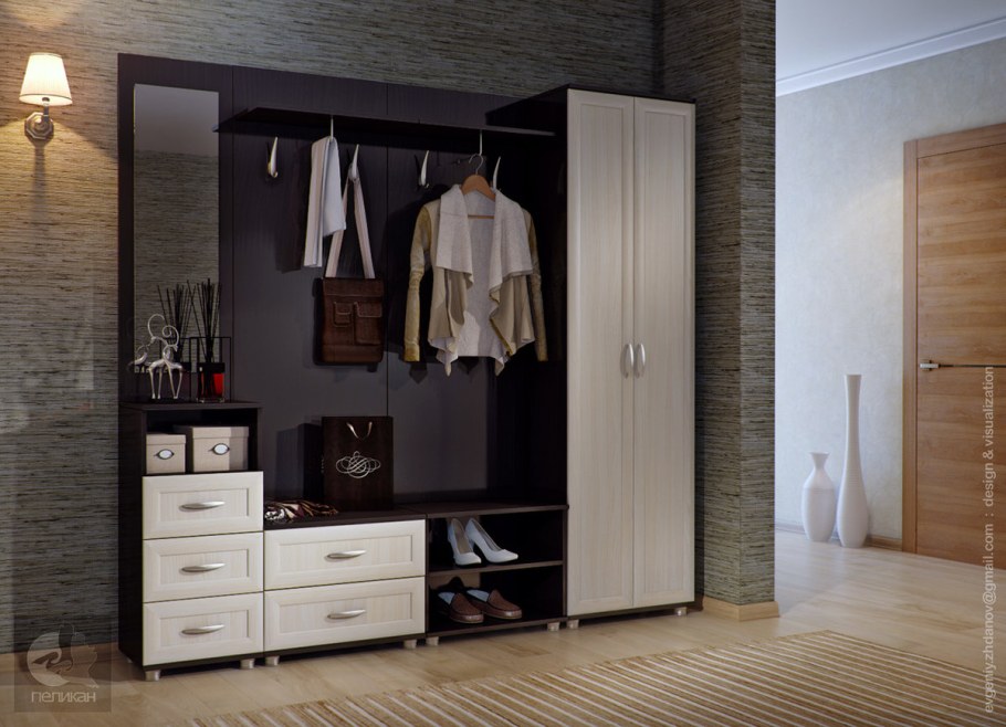 Модульная прихожая визит Пеликан