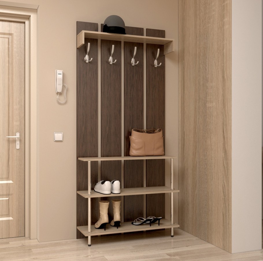 Прихожая Челси сонома венге МАСТЕРМЕБЕЛЬ