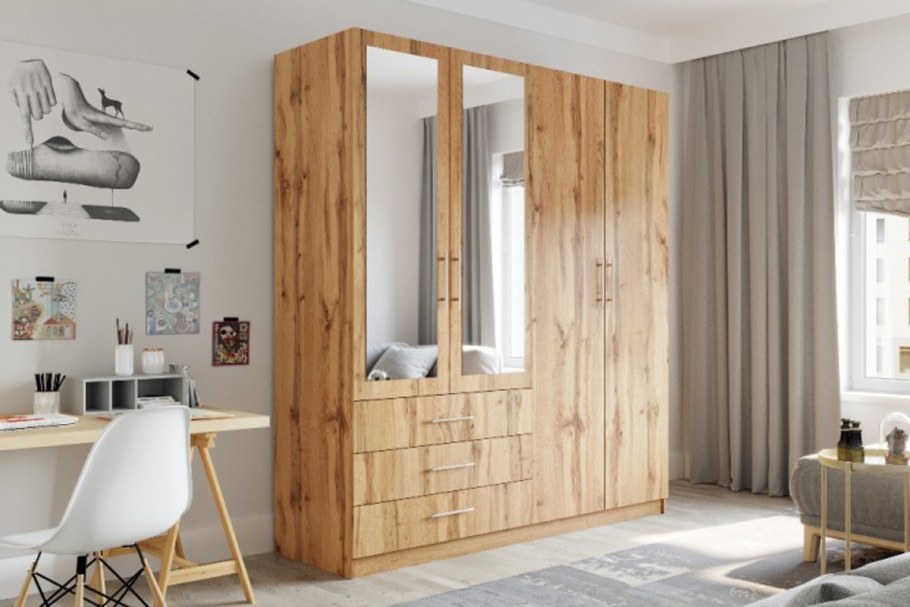 Шкаф лофт дуб Вотан