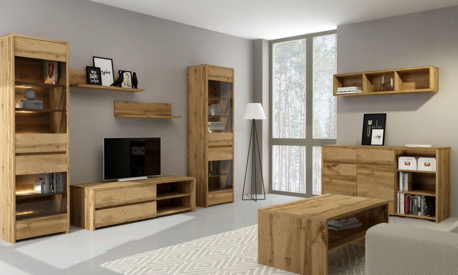 Дуб Вотан мебель гостиная