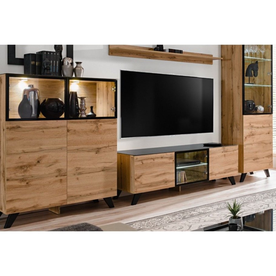 ТВ-тумба лофт дуб Кельтик