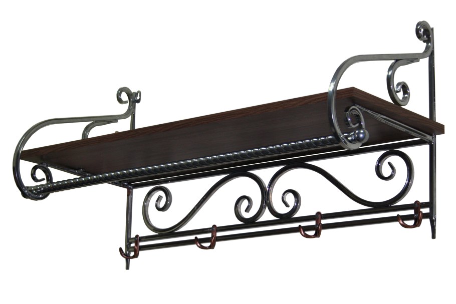 Вешалка настенная кованая