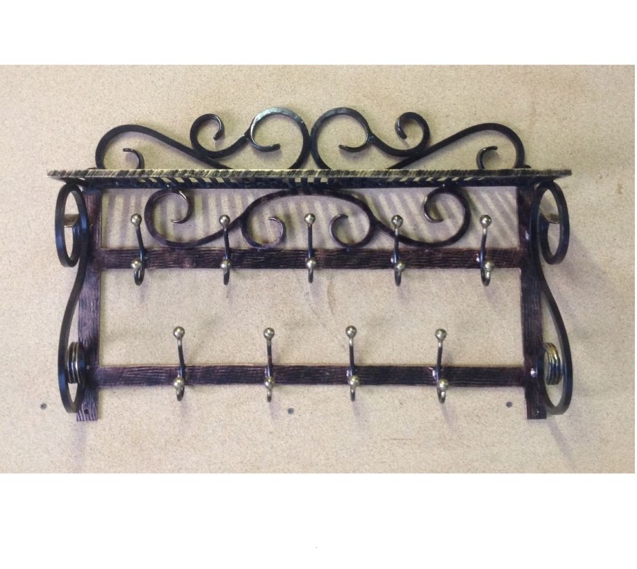 Вешалки из металла с элементами ковки