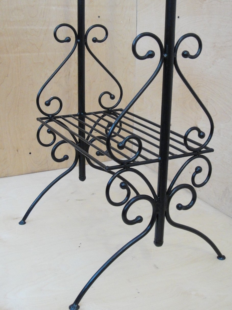 Вешалка холодная ковка напольная